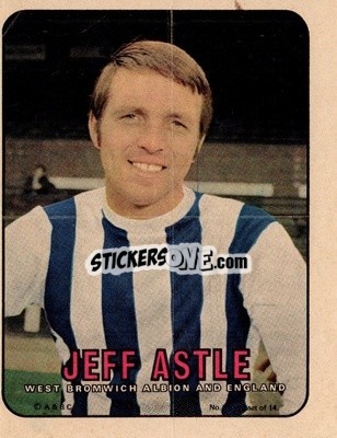 Sticker Jeff Astle - Footballers 1970-1971
 - A&BC