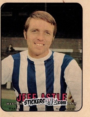 Sticker Jeff Astle - Footballers 1970-1971
 - A&BC