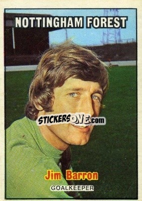 Sticker Jim Barron - Footballers 1970-1971
 - A&BC