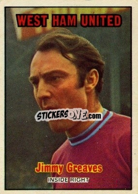 Cromo Jimmy Greaves - Footballers 1970-1971
 - A&BC