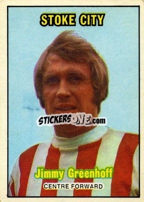 Sticker Jimmy Greenhoff - Footballers 1970-1971
 - A&BC
