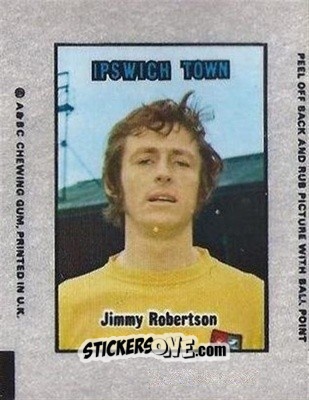 Sticker Jimmy Robertson - Footballers 1970-1971
 n. AT62 - A&BC