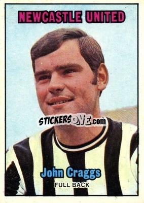 Sticker John Craggs - Footballers 1970-1971
 - A&BC