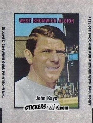 Sticker John Kaye - Footballers 1970-1971
 n. AT41 - A&BC