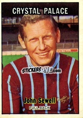 Sticker John Sewell - Footballers 1970-1971
 - A&BC