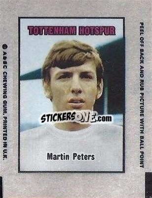 Sticker Martin Peters - Footballers 1970-1971
 - A&BC