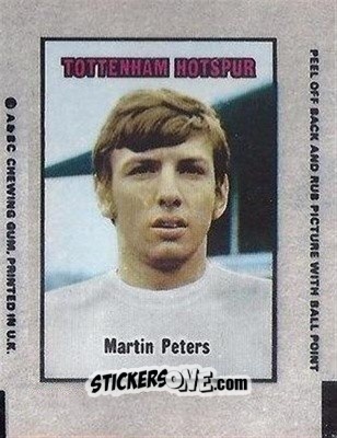 Sticker Martin Peters - Footballers 1970-1971
 n. AT60 - A&BC