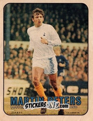 Sticker Martin Peters - Footballers 1970-1971
 n. PP1 - A&BC