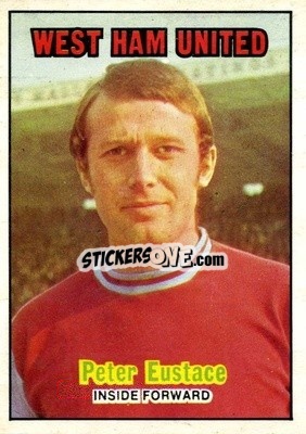 Sticker Peter Eustace - Footballers 1970-1971
 - A&BC