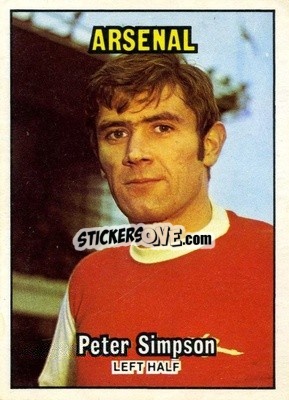 Cromo Peter Simpson - Footballers 1970-1971
 - A&BC