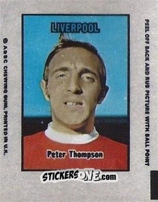 Sticker Peter Thompson - Footballers 1970-1971
 n. AT69 - A&BC