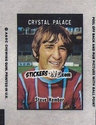 Sticker Steve Kember - Footballers 1970-1971
 - A&BC