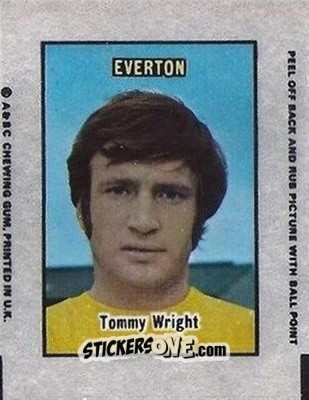 Sticker Tommy Wright - Footballers 1970-1971
 n. AT72 - A&BC