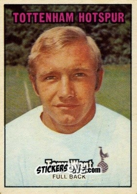 Sticker Tony Want - Footballers 1970-1971
 n. 195 - A&BC