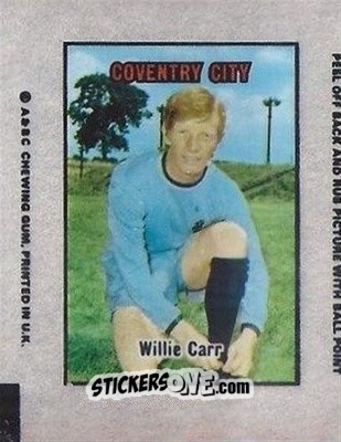 Sticker Willie Carr - Footballers 1970-1971
 n. AT10 - A&BC