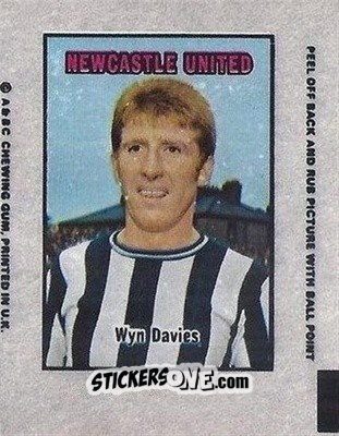Sticker Wyn Davies - Footballers 1970-1971
 n. AT19 - A&BC