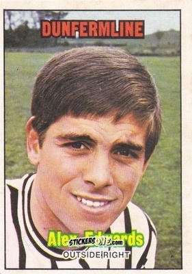 Sticker Alex Edwards - Scottish Footballers 1970-1971
 n. 144 - A&BC