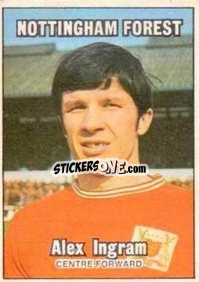 Sticker Alex Ingram - Scottish Footballers 1970-1971
 - A&BC