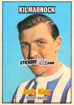 Sticker Andy King - Scottish Footballers 1970-1971
 - A&BC