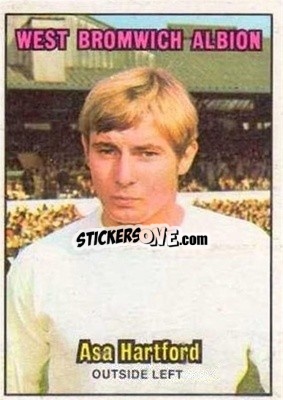 Sticker Asa Hartford - Scottish Footballers 1970-1971
 - A&BC