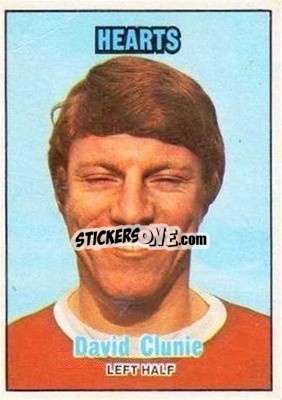 Sticker David Clunie - Scottish Footballers 1970-1971
 - A&BC