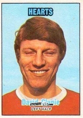 Sticker David Clunie - Scottish Footballers 1970-1971
 n. 91 - A&BC