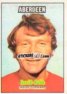 Sticker David Robb - Scottish Footballers 1970-1971
 - A&BC
