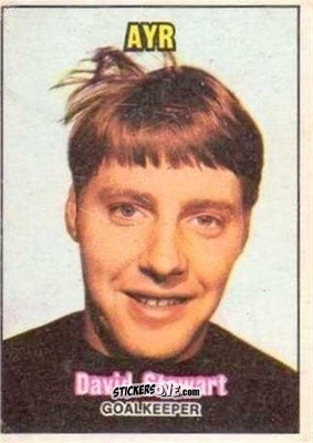 Sticker David Stewart - Scottish Footballers 1970-1971
 n. 12 - A&BC
