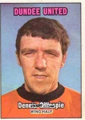 Sticker Dennis Gillespie - Scottish Footballers 1970-1971
 n. 76 - A&BC