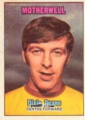 Sticker Dixie Deans - Scottish Footballers 1970-1971
 n. 20 - A&BC