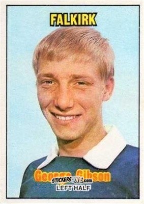 Sticker George Gibson - Scottish Footballers 1970-1971
 n. 129 - A&BC