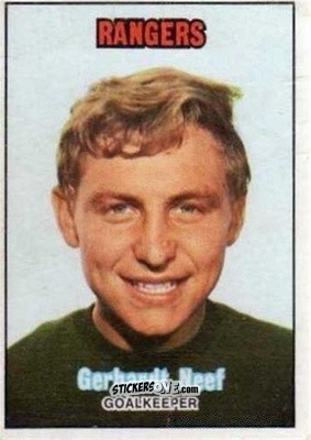 Sticker Gerhardt Neef - Scottish Footballers 1970-1971
 - A&BC