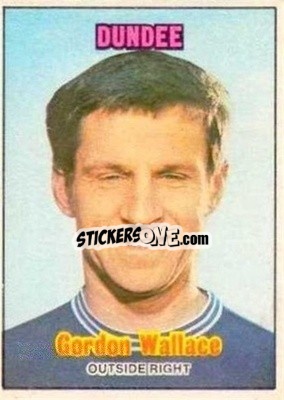 Cromo Gordon Wallace - Scottish Footballers 1970-1971
 - A&BC