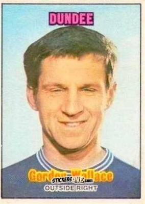 Sticker Gordon Wallace - Scottish Footballers 1970-1971
 n. 98 - A&BC