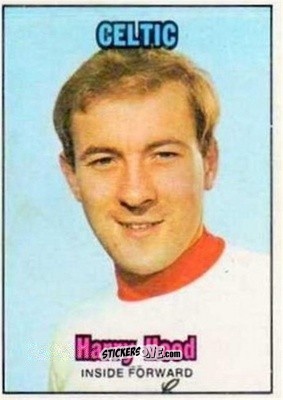 Sticker Harry Hood - Scottish Footballers 1970-1971
 n. 105 - A&BC