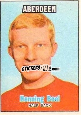 Sticker Henning Boel - Scottish Footballers 1970-1971
 - A&BC