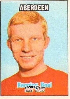 Sticker Henning Boel - Scottish Footballers 1970-1971
 - A&BC