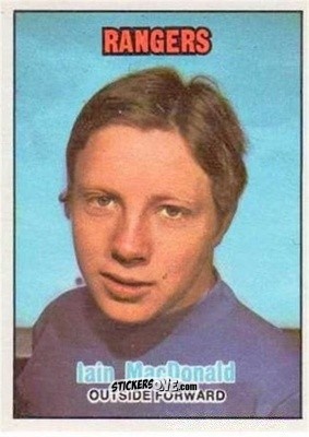 Cromo Ian MacDonald - Scottish Footballers 1970-1971
 n. 34 - A&BC