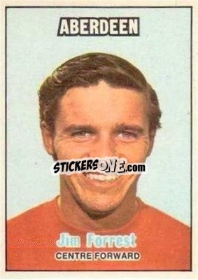 Sticker Jim Forrest - Scottish Footballers 1970-1971
 - A&BC