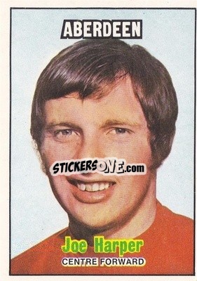 Sticker Joe Harper - Scottish Footballers 1970-1971
 n. 119 - A&BC