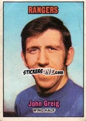Cromo John Greig - Scottish Footballers 1970-1971
 - A&BC