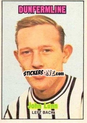 Sticker John Lunn - Scottish Footballers 1970-1971
 - A&BC