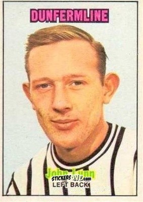 Sticker John Lunn - Scottish Footballers 1970-1971
 n. 63 - A&BC