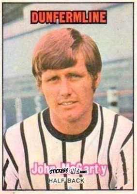 Sticker John McGarty - Scottish Footballers 1970-1971
 n. 152 - A&BC