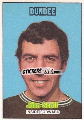 Sticker John Scott - Scottish Footballers 1970-1971
 - A&BC