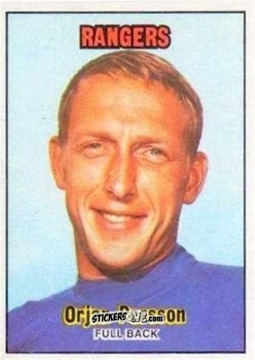 Sticker Orjan Persson - Scottish Footballers 1970-1971
 n. 62 - A&BC