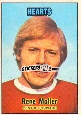 Sticker Rene Moller - Scottish Footballers 1970-1971
 n. 158 - A&BC