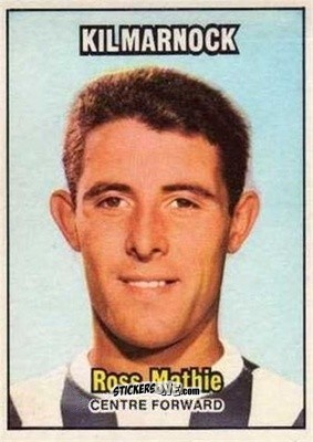 Sticker Ross Mathie - Scottish Footballers 1970-1971
 n. 38 - A&BC