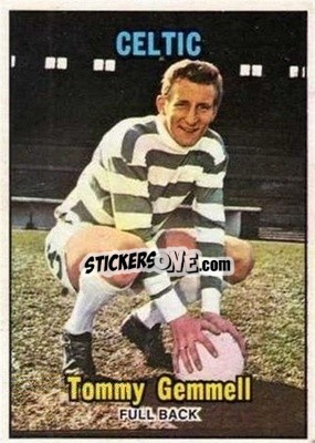 Sticker Tommy Gemmell - Scottish Footballers 1970-1971
 - A&BC