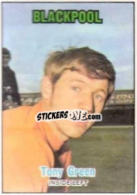 Sticker Tony Green - Scottish Footballers 1970-1971
 - A&BC